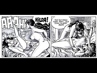 Erótico sexual fetiche fantasía comics
