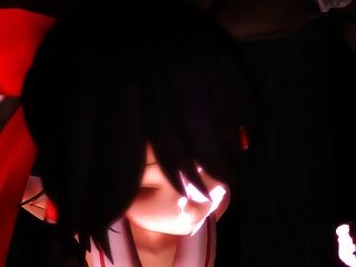 Mmd los monstruos del sexo tienen su manera con reimu.