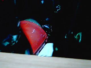 muslo botas altas rojo y cuerpo pvc negro ...