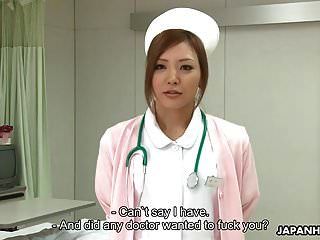 enfermera japonesa impresionante se creampied después de ser aproximadamente p